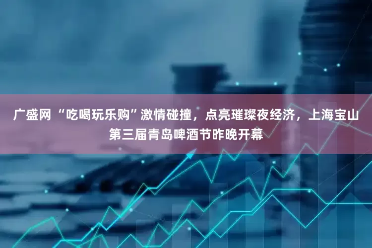 广盛网 “吃喝玩乐购”激情碰撞，点亮璀璨夜经济，上海宝山第三届青岛啤酒节昨晚开幕
