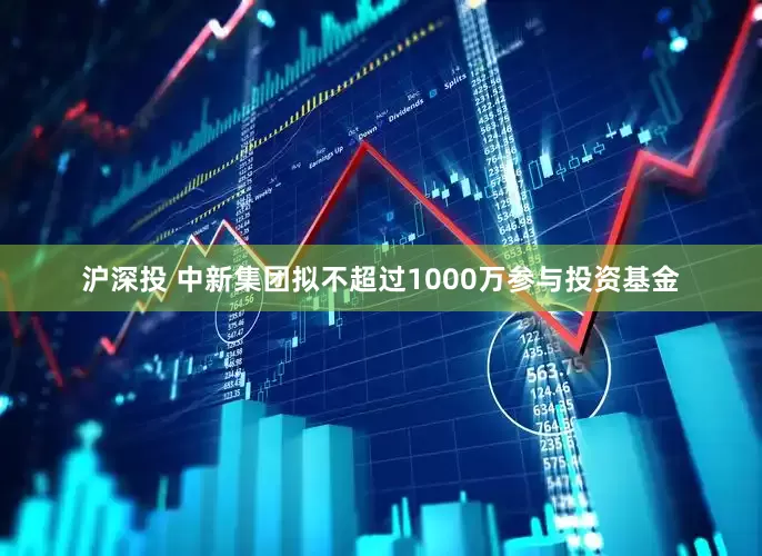 沪深投 中新集团拟不超过1000万参与投资基金